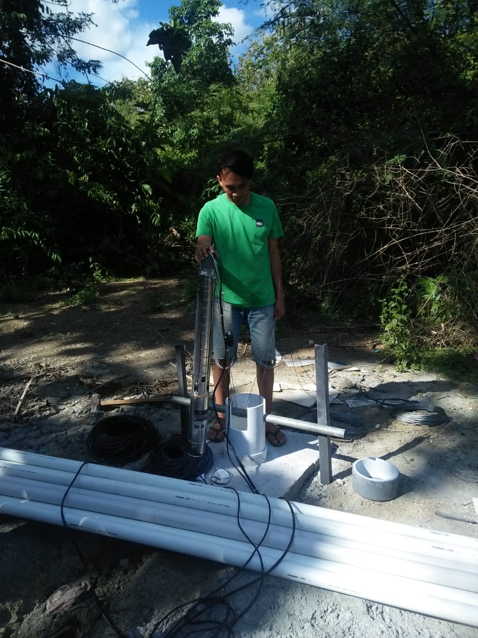Pemasangan Pompa Air Tenaga Surya (PATS) di Donggala
