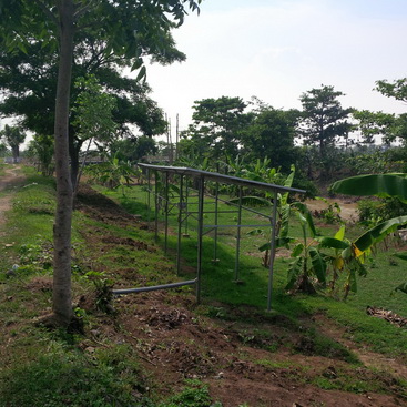Pemasangan Pompa Air Tenaga Surya (PATS) di Cirebon