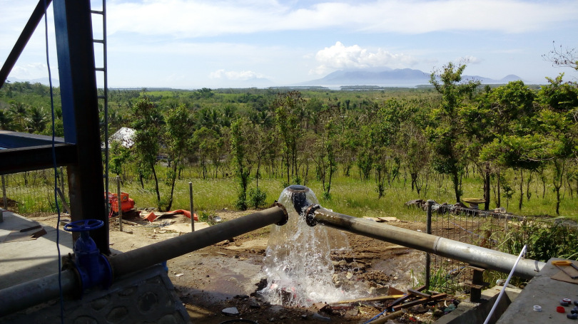 Pemasangan Pompa Air Tenaga Surya (PATS) di Sidangoli, Maluku Utara