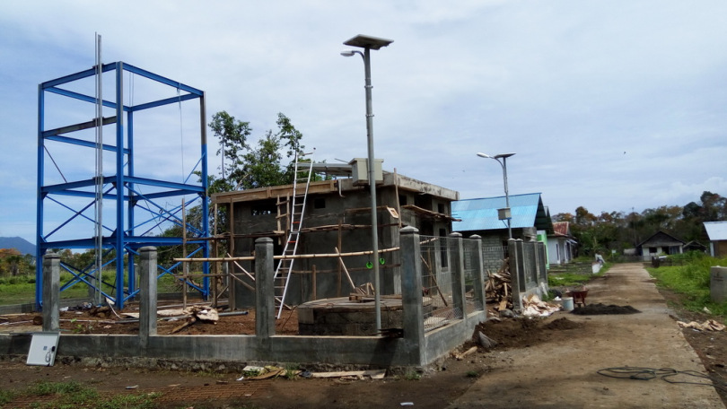 Pemasangan Pompa Air Tenaga Surya (PATS) di Wori, Minahasa Utara