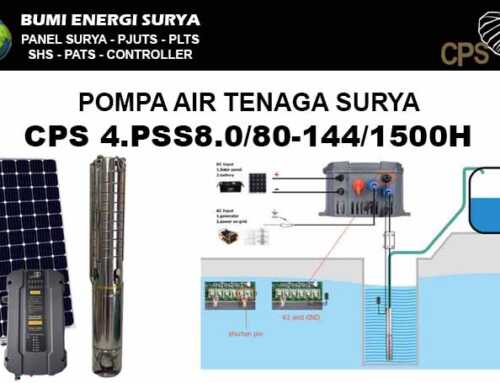 Pompa Air Tenaga Surya CPS 4PSS8.0/80-144/1500H