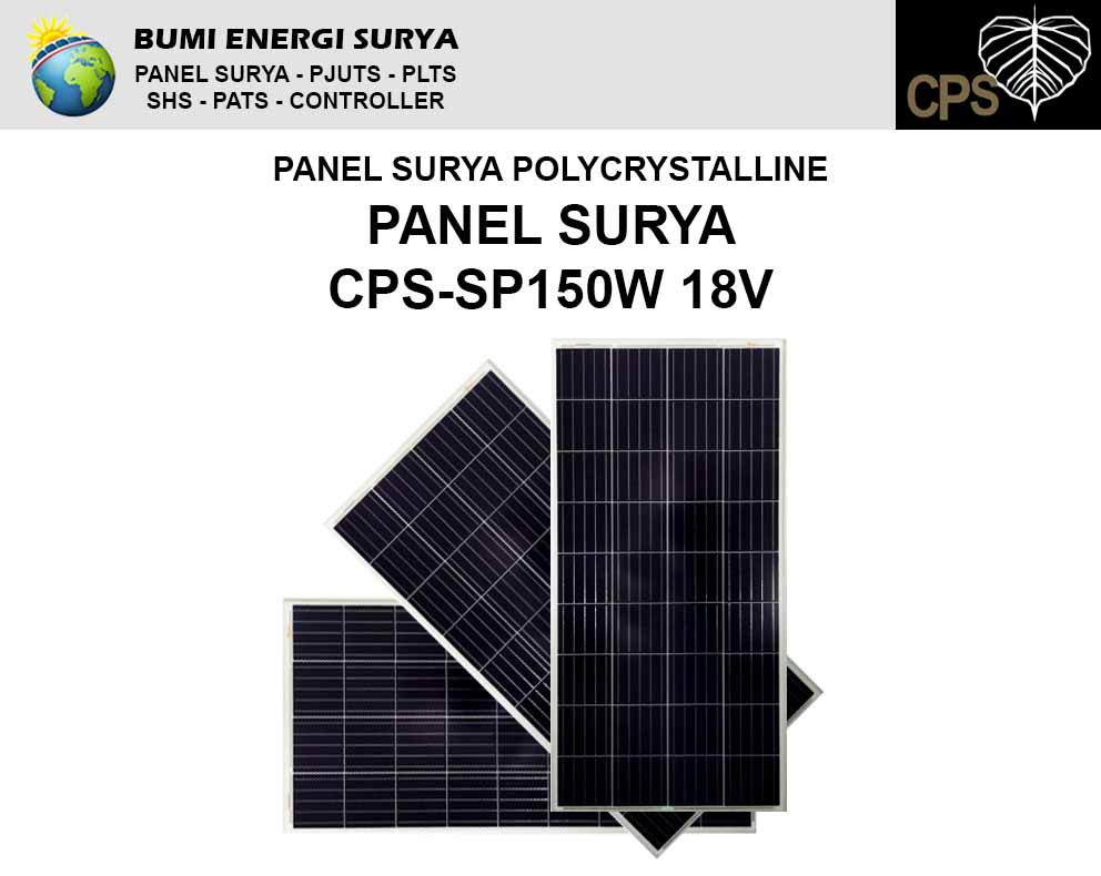 panel surya 150wp polycrystalline