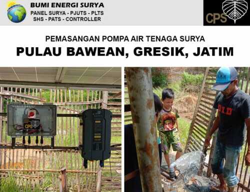 Pompa Air Tenaga Surya di Pulau Bawean, Gresik, Jawa Timur