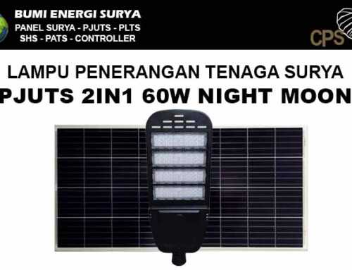 Penerangan Jalan Tenaga Surya – PJUTS 2in1 60W Night Moon