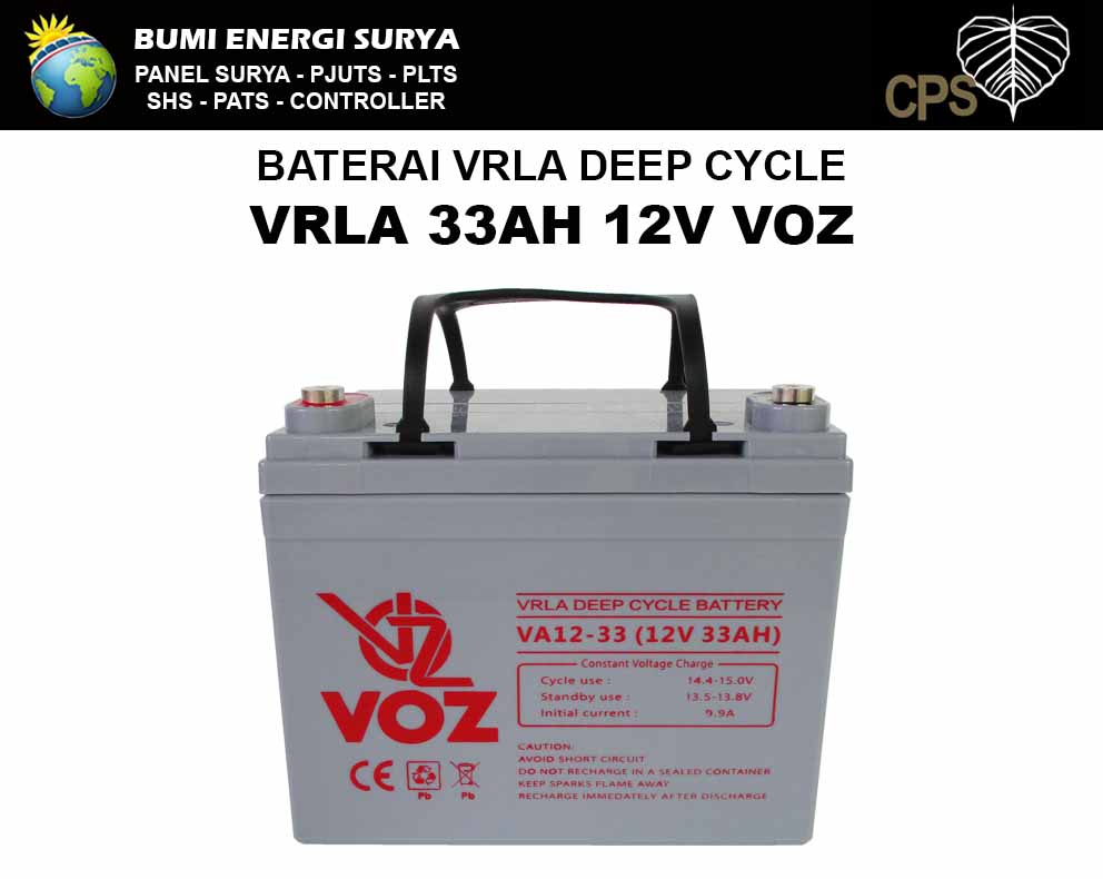 Baterai VRLA VA12-33 12V 33AH VOZ