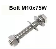 Bolt M10x75W Bolt M10x75W