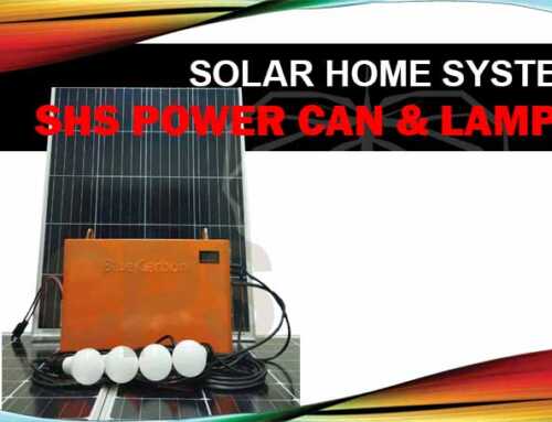 SHS 1kwH Dengan Solar Panel 150W Dan Lampu LED
