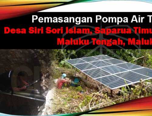 Pompa Air Tenaga Surya Siri Sori Islam, Saparua Timur, Maluku