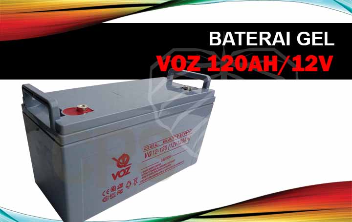 Baterai gel 120ah 12v panel surya