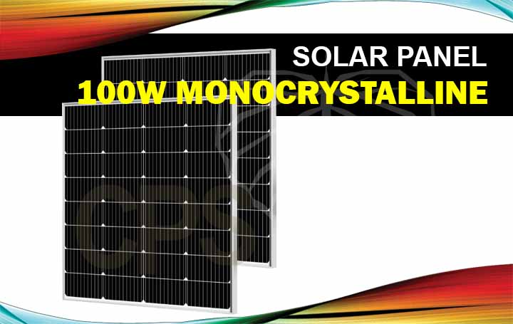 solar panel 100w monocrystalline