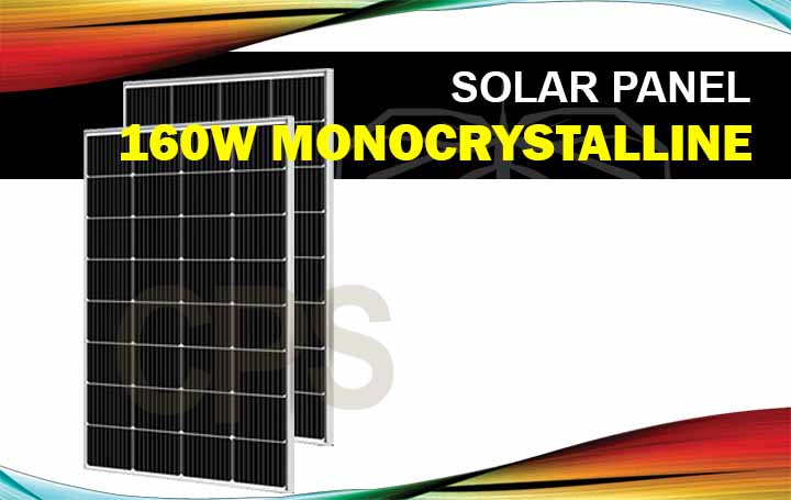 solar panel 160w monocrystalline