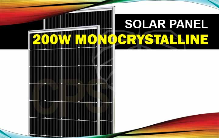solar panel 200w monocrystalline