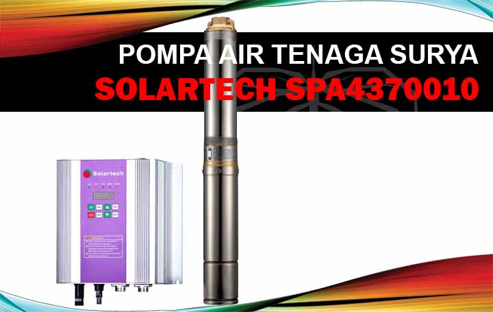 pompa air tenaga surya solartech spa4370010 00