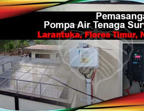 Pompa Air Tenaga Surya (PATS) di Larantuka, Flores Timur, NTT
