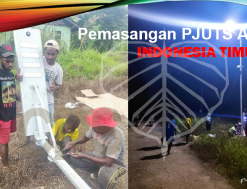 Pemasangan Lampu Tenaga Surya All In One di Indonesia Timur