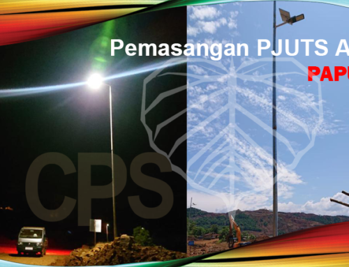 Pemasangan Lampu Tenaga Surya (PJUTS) 2in1 di Papua