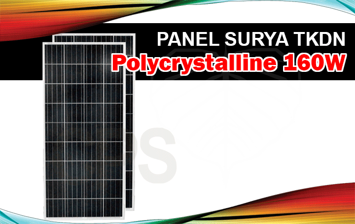 panel surya tkdn polycrystalline 160w