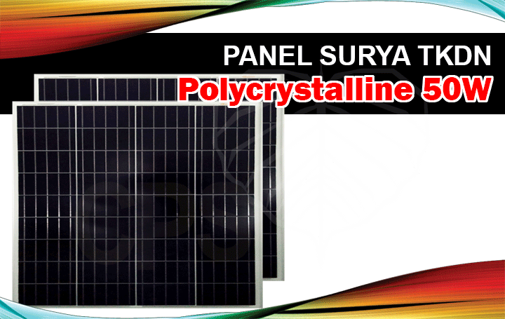 panel surya tkdn polycrystalline 50w