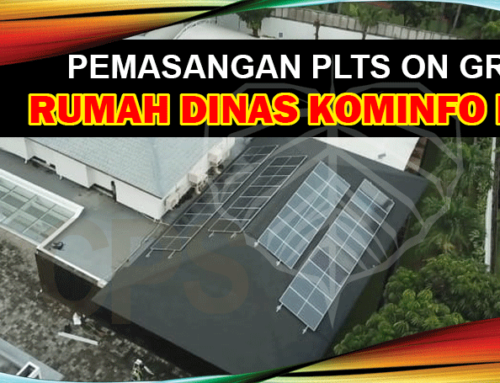 Pemasangan Solar Panel PLTS On Grid Rumah Dinas Menteri Kominfo RI