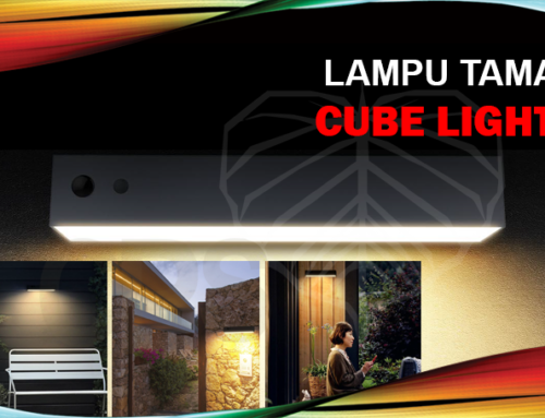 Lampu Taman Cube Lights Tenaga Surya